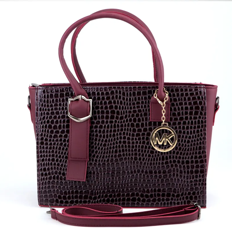 Crocodile Pattern Leather Tote Women Handbag