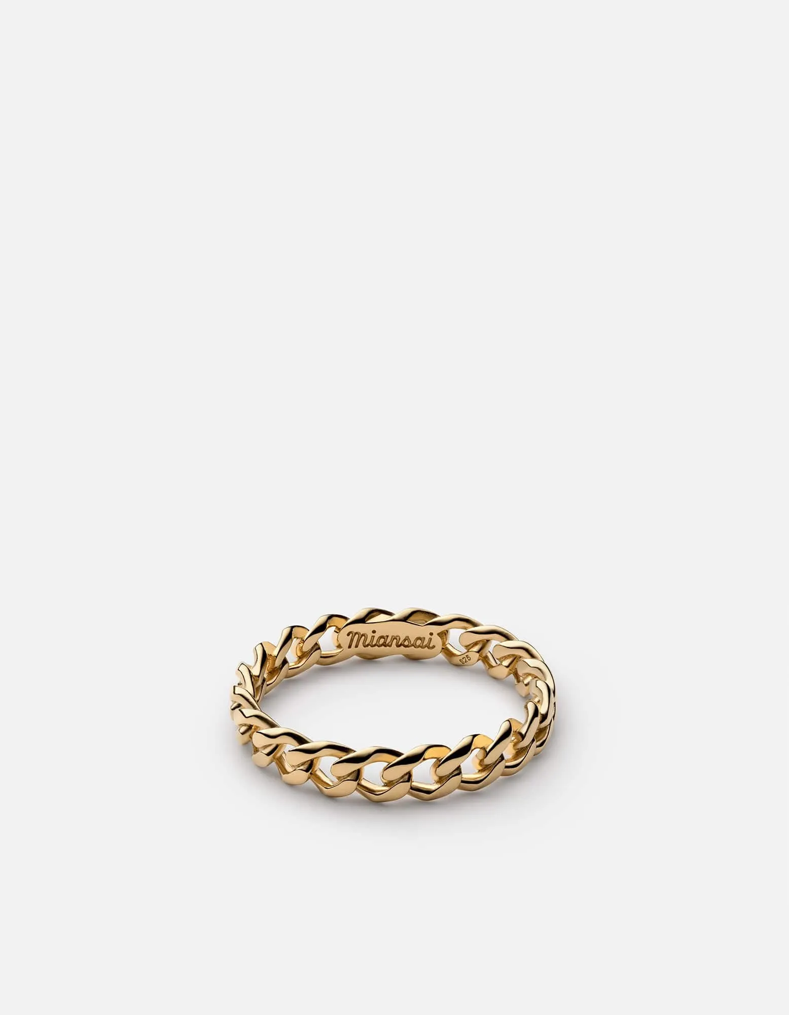 Cuban Link Ring, Gold