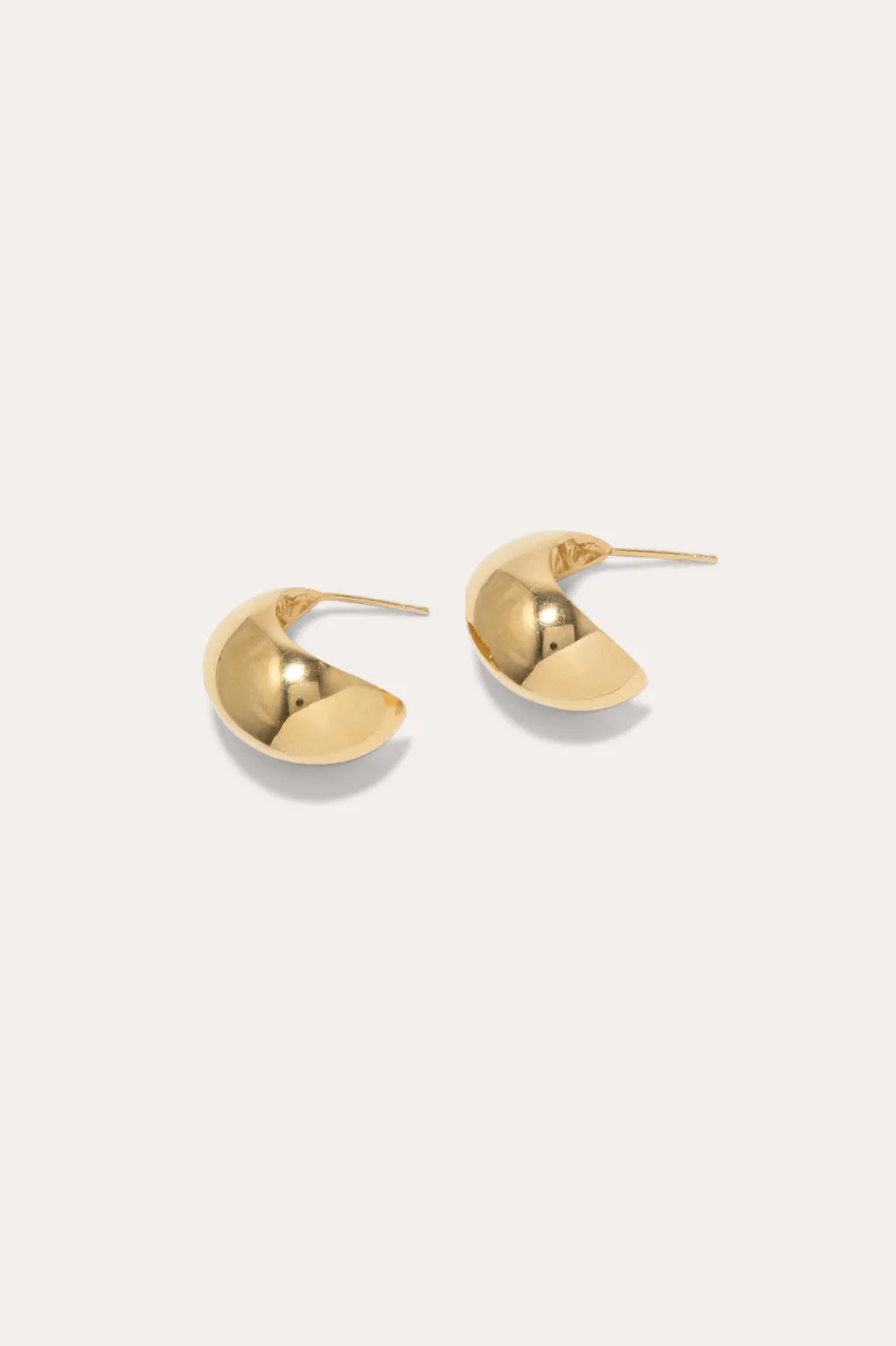 Curve - Gold Vermeil Earrings