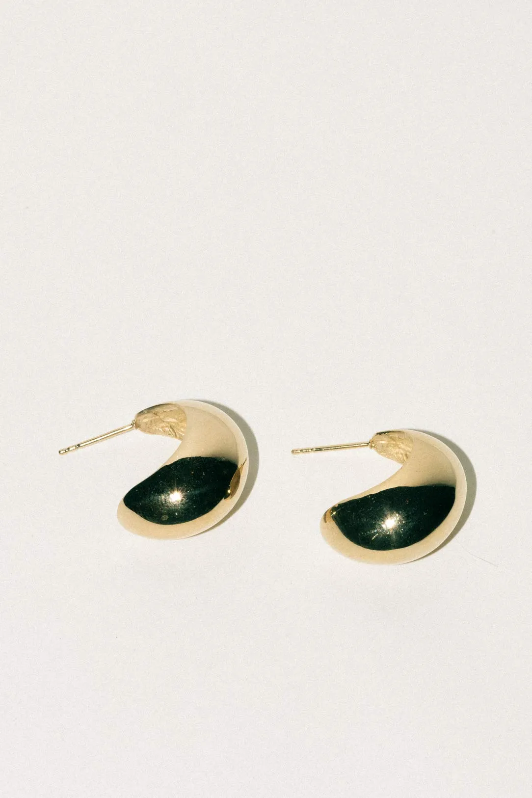 Curve - Gold Vermeil Earrings