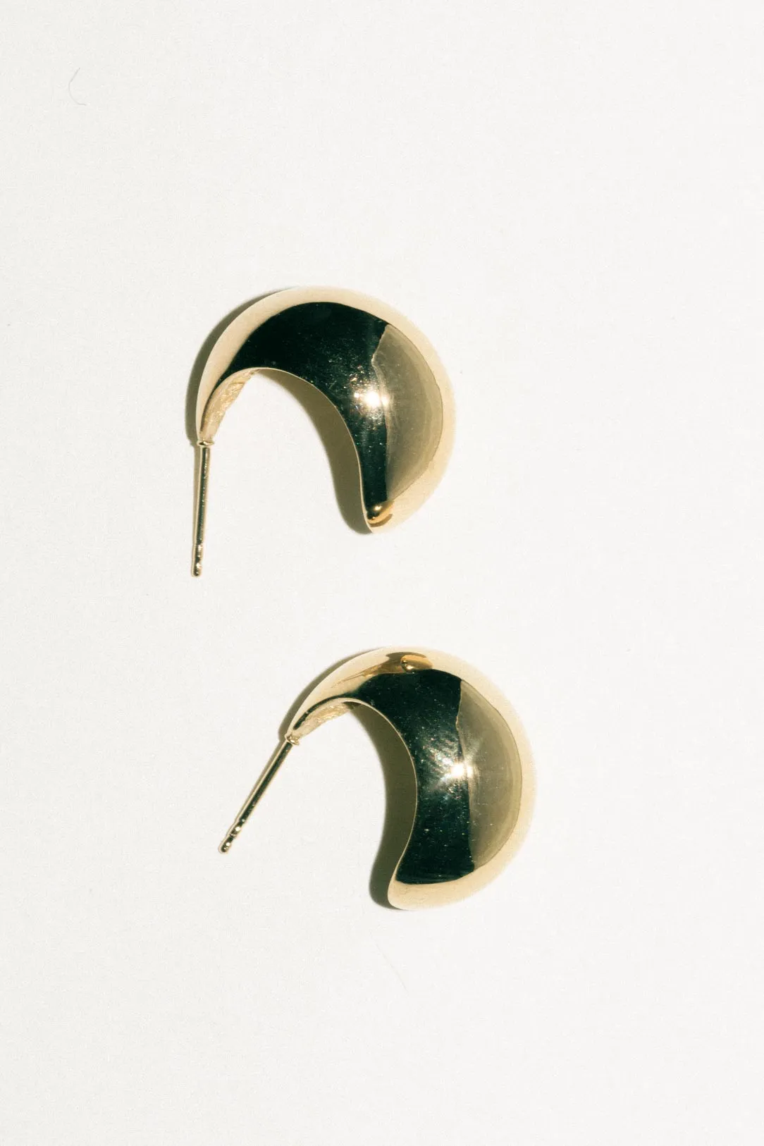 Curve - Gold Vermeil Earrings