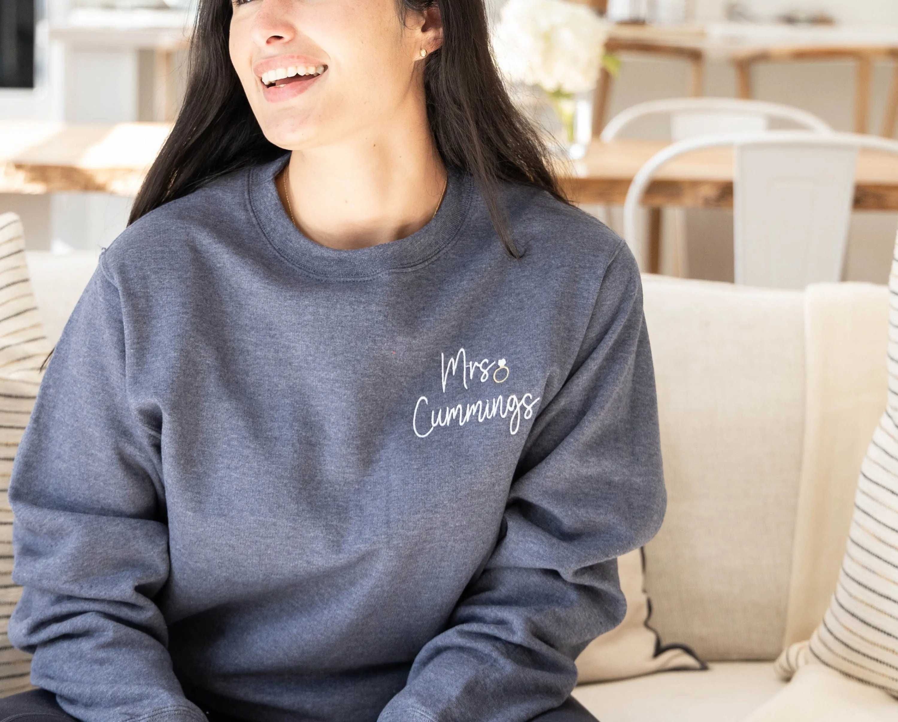 Custom Bride Sweatshirt Personalized Bride to Be Gifts