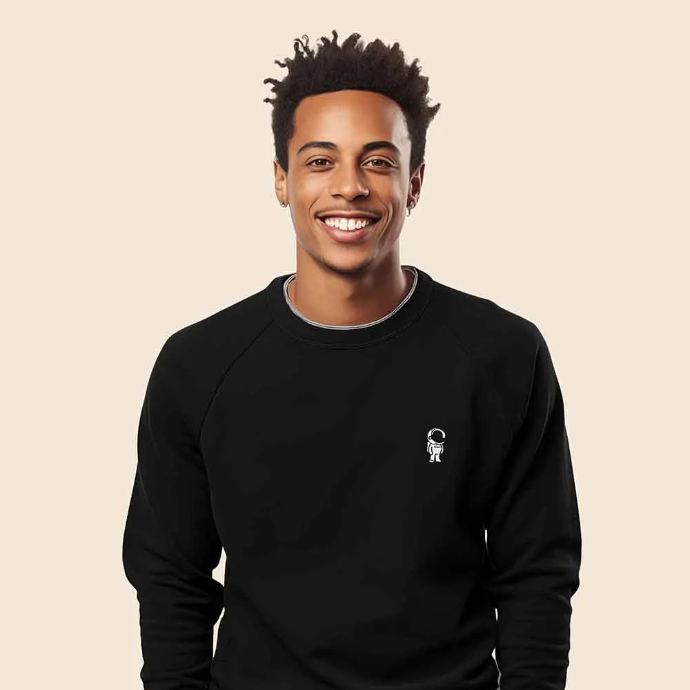 Dalix Astronaut Crewneck Sweatshirt