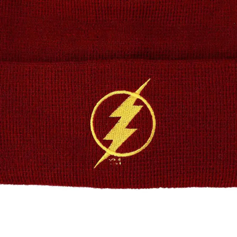 DC Comics - The Flash Logo Cuff Beanie Hat (Red) - Bioworld