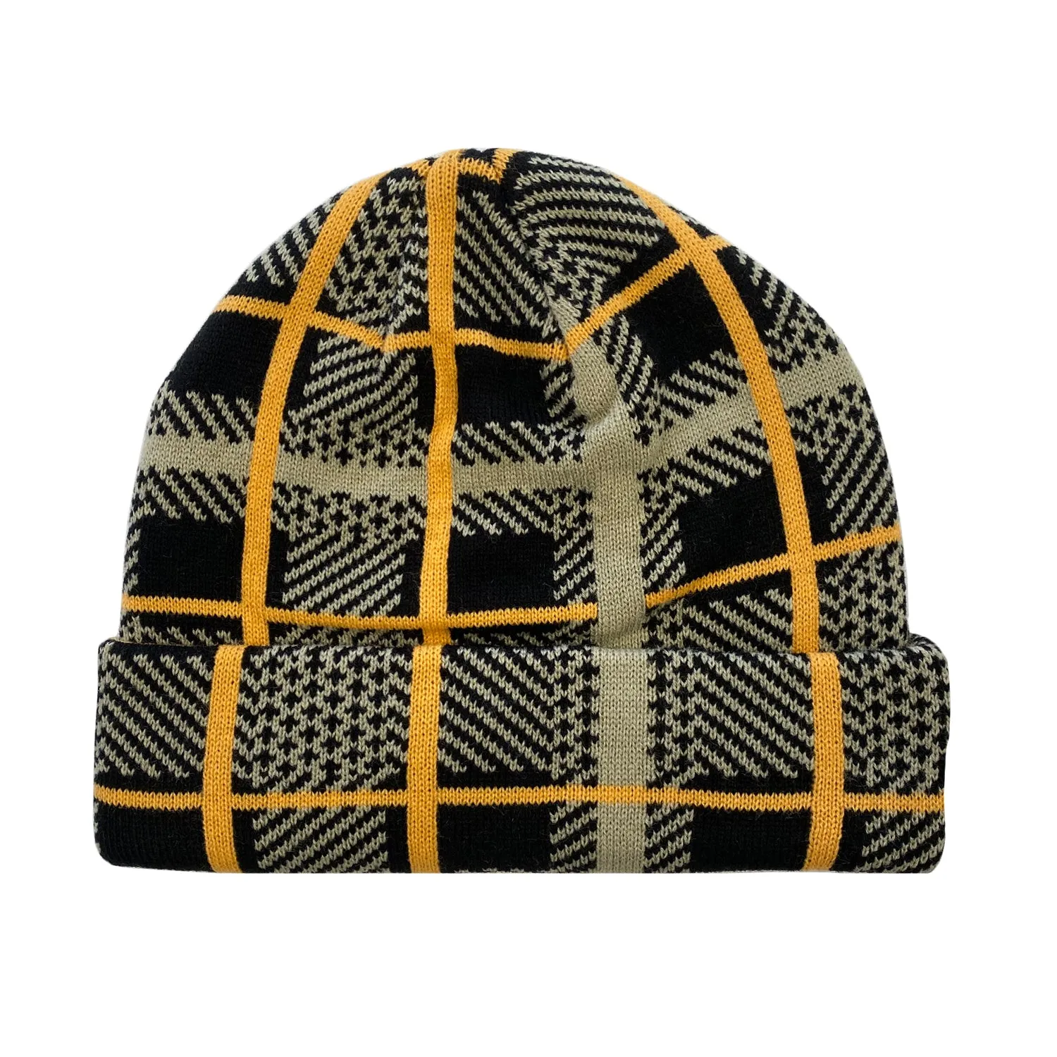 Dickies - Classic Label Plaid Beanie Desert Sand