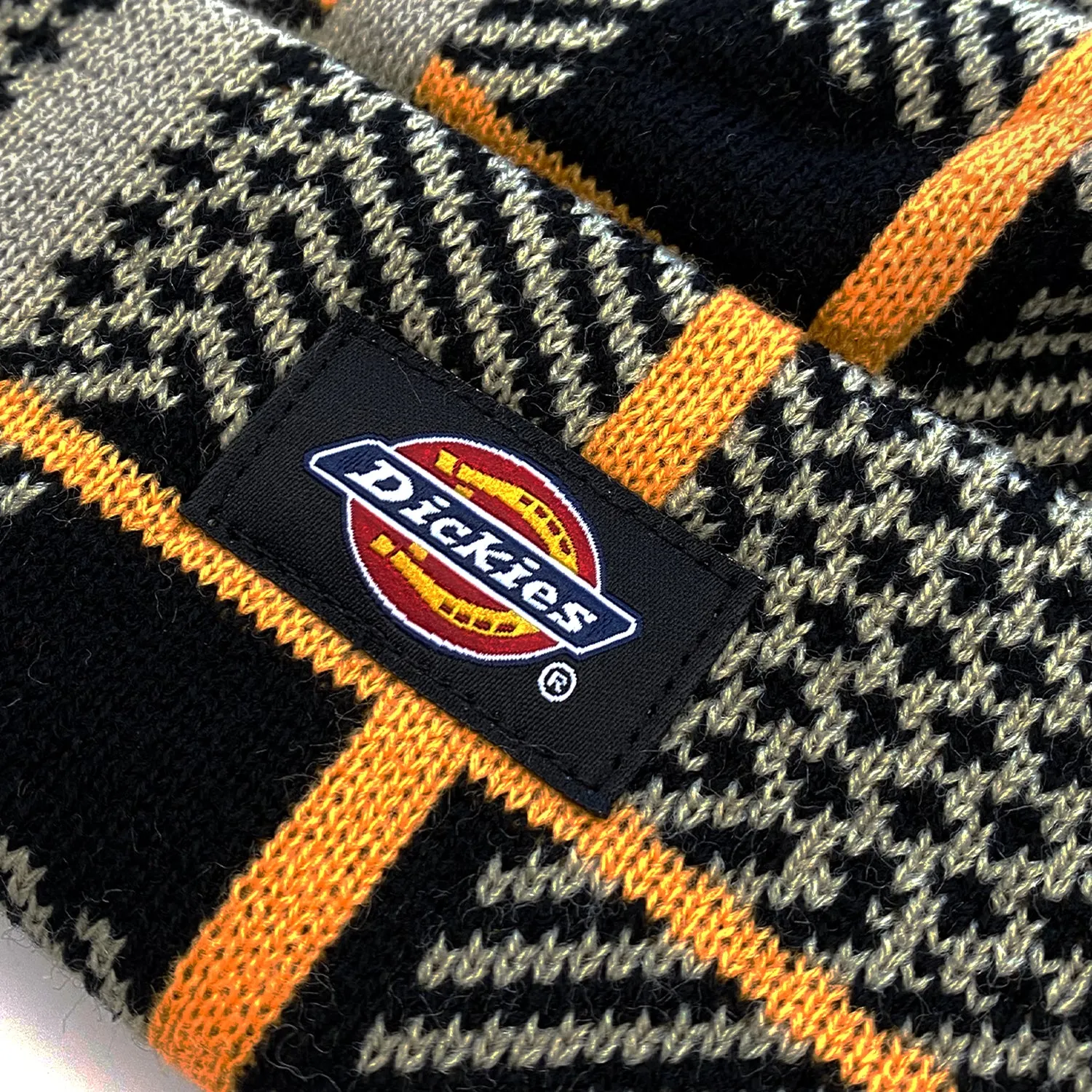 Dickies - Classic Label Plaid Beanie Desert Sand