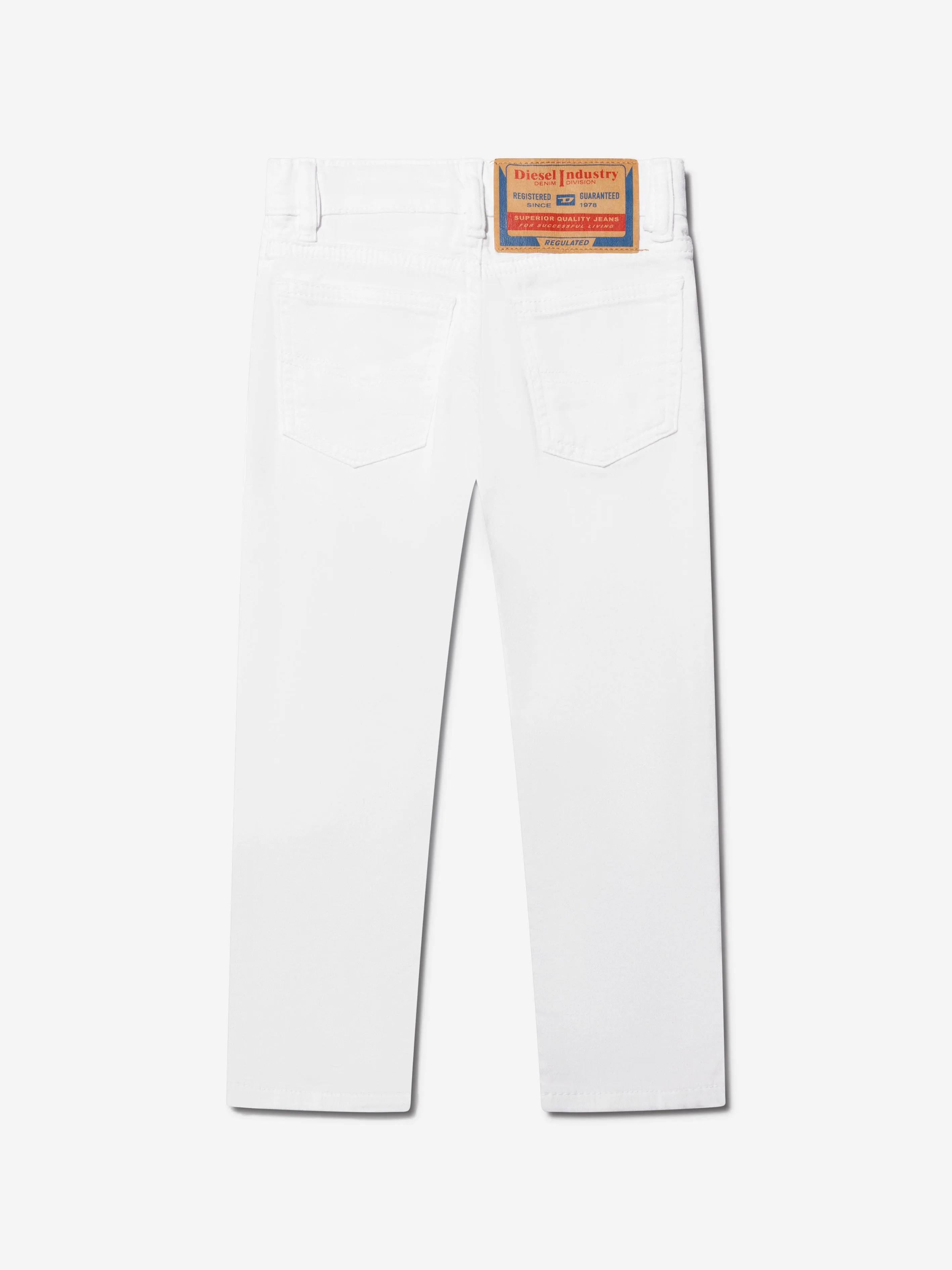 Diesel Boys 5 Pocket Jeans in White