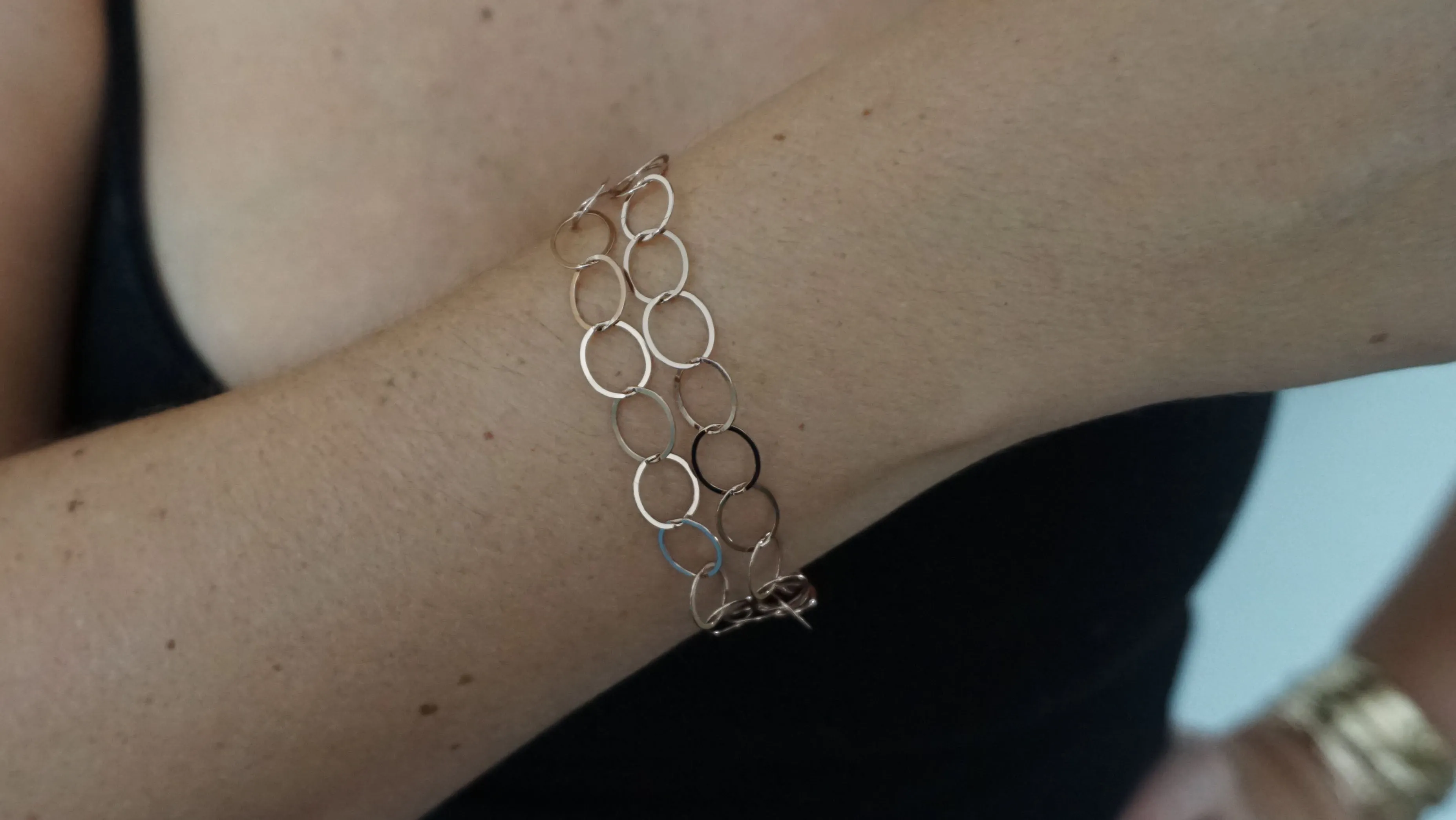 Double Rose Gold Vermeil Bracelet