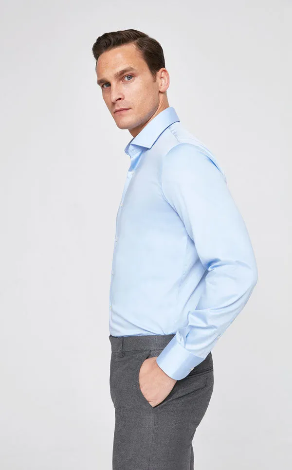 Ds Damat Shirt Slim Fit Long Arm Blue