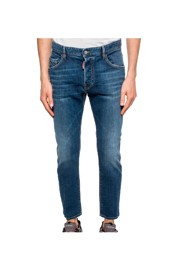 Dsquared2 Skater Slim Denim Jeans Blue