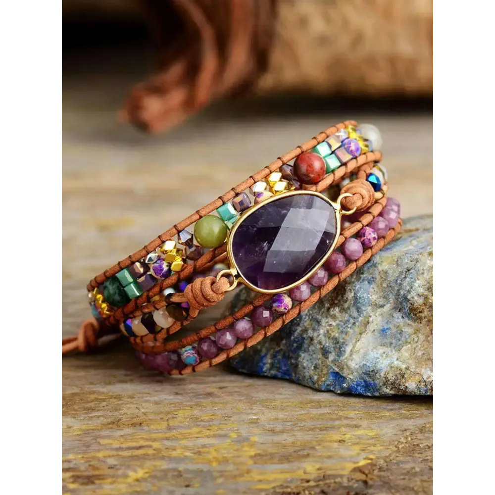 Elegant Amethyst Bracelet for Luxury Fashion and Exclusive Jewelry