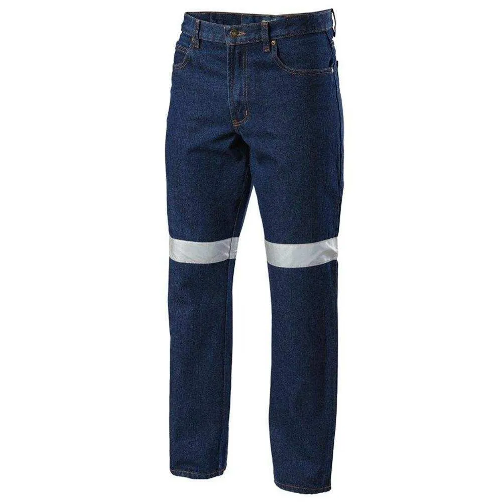 Enzyme Washed Taped Denim Jean