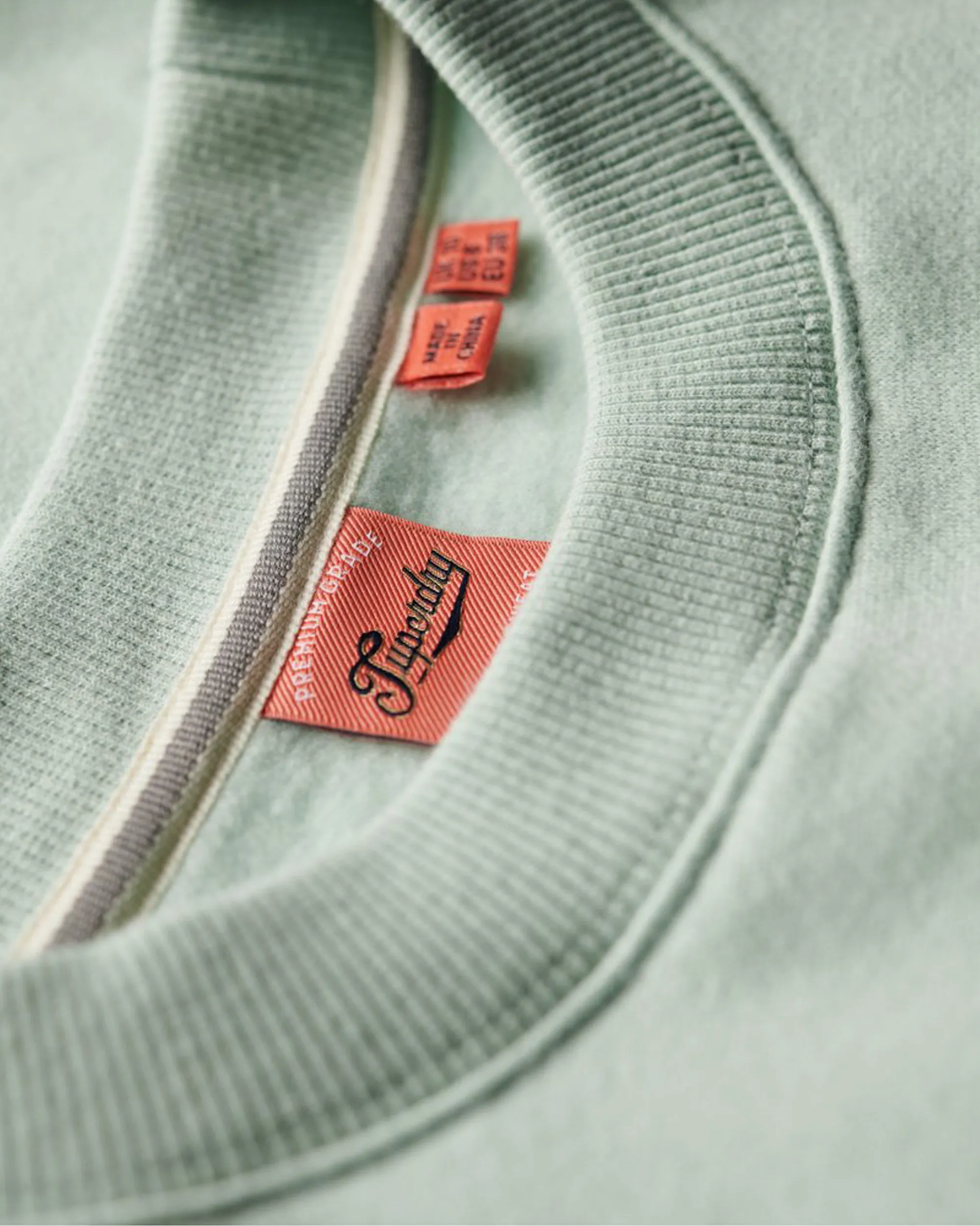 Essential Logo Relaxed Fit Sweatshirt in Surf Spray Green