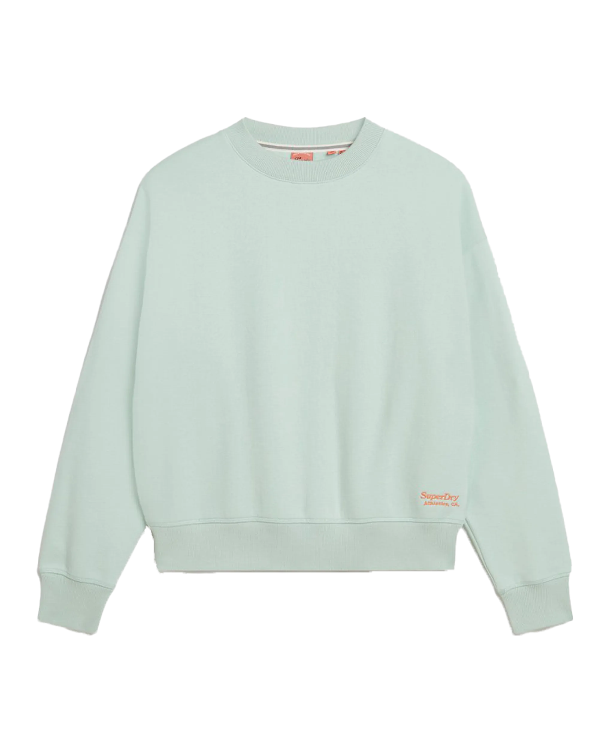 Essential Logo Relaxed Fit Sweatshirt in Surf Spray Green