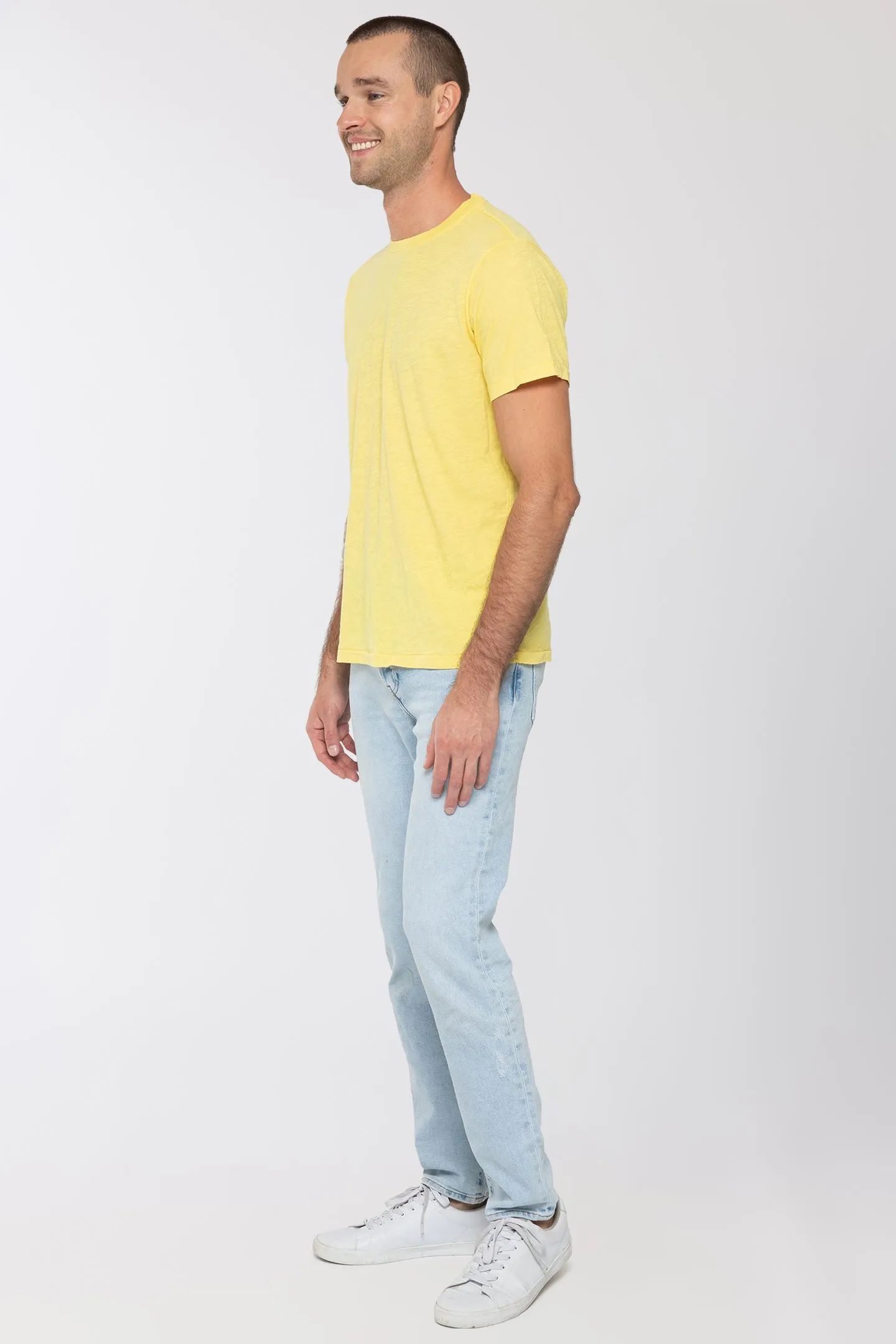 Essential Slub Tee - Lemon