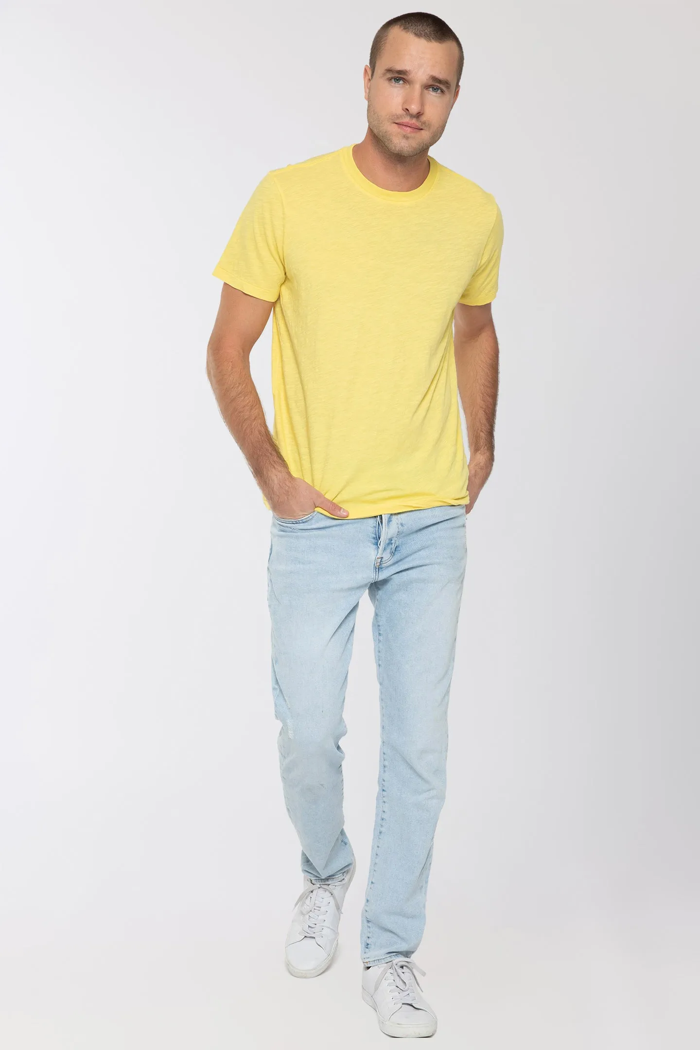 Essential Slub Tee - Lemon