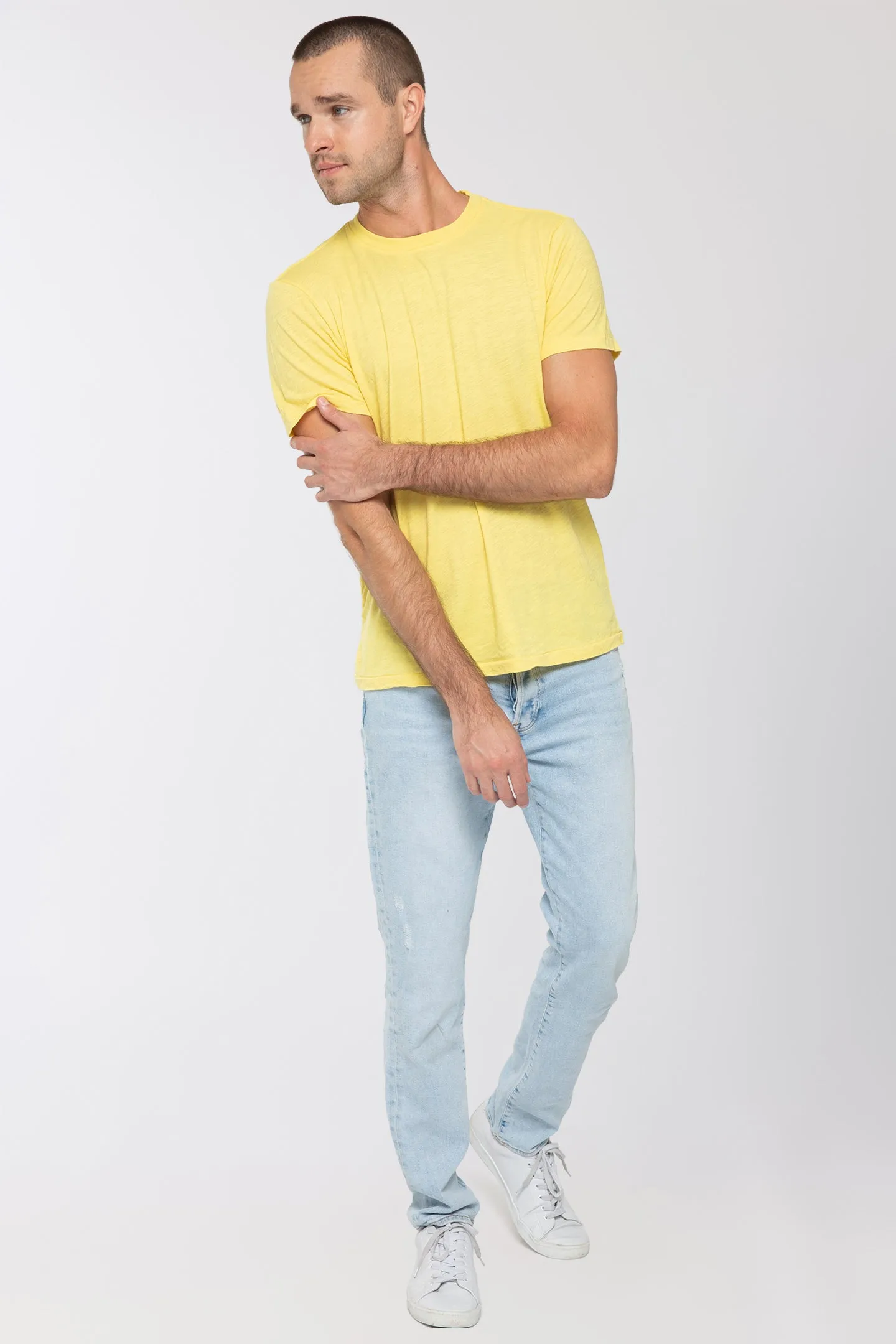 Essential Slub Tee - Lemon