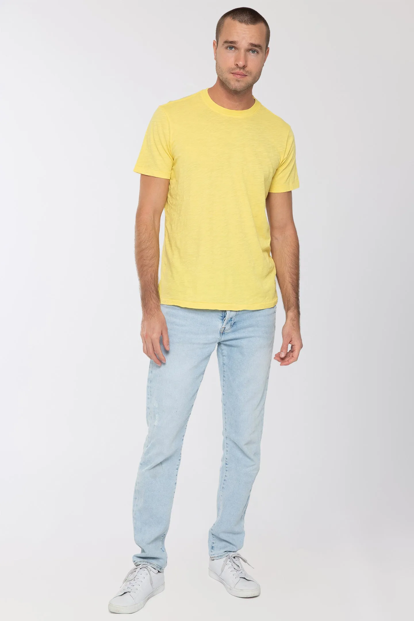 Essential Slub Tee - Lemon