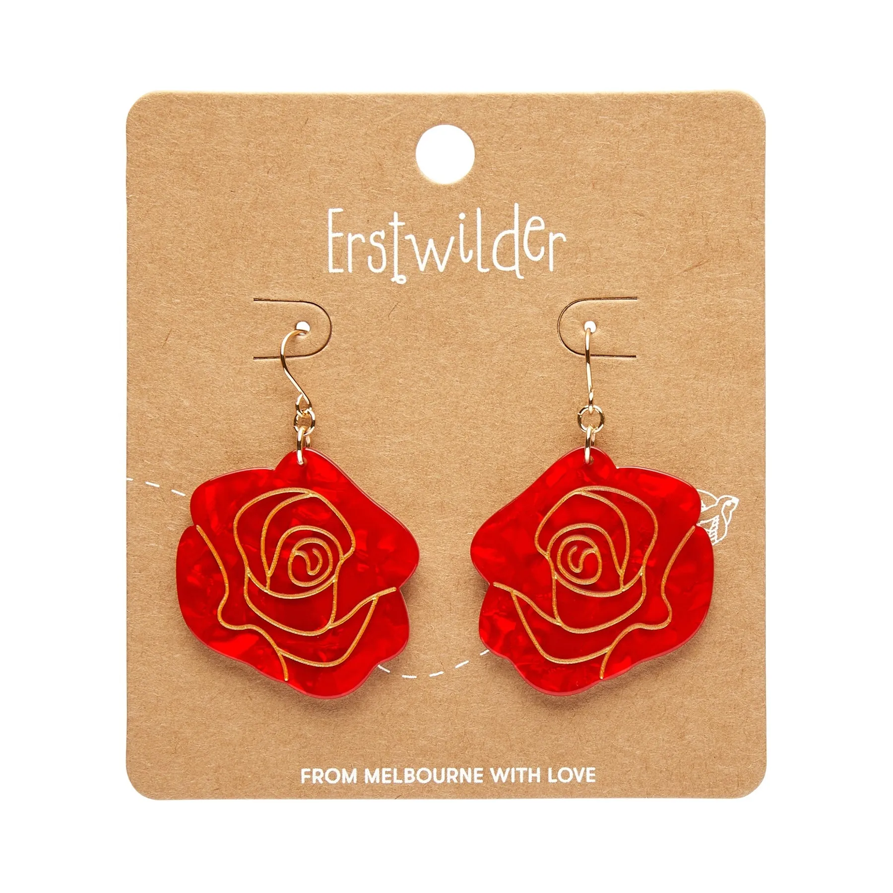 Essentials Eternal Rose Dangle Earrings