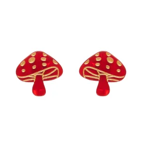 Essentials Mushroom Post Earrings