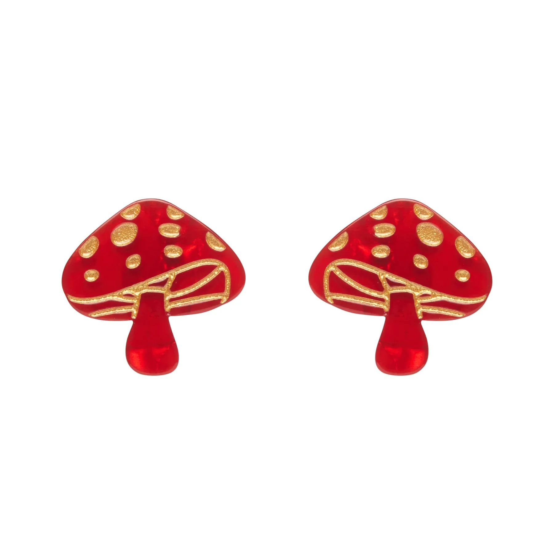 Essentials Mushroom Post Earrings