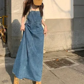 Everywhere Denim Overall Dress