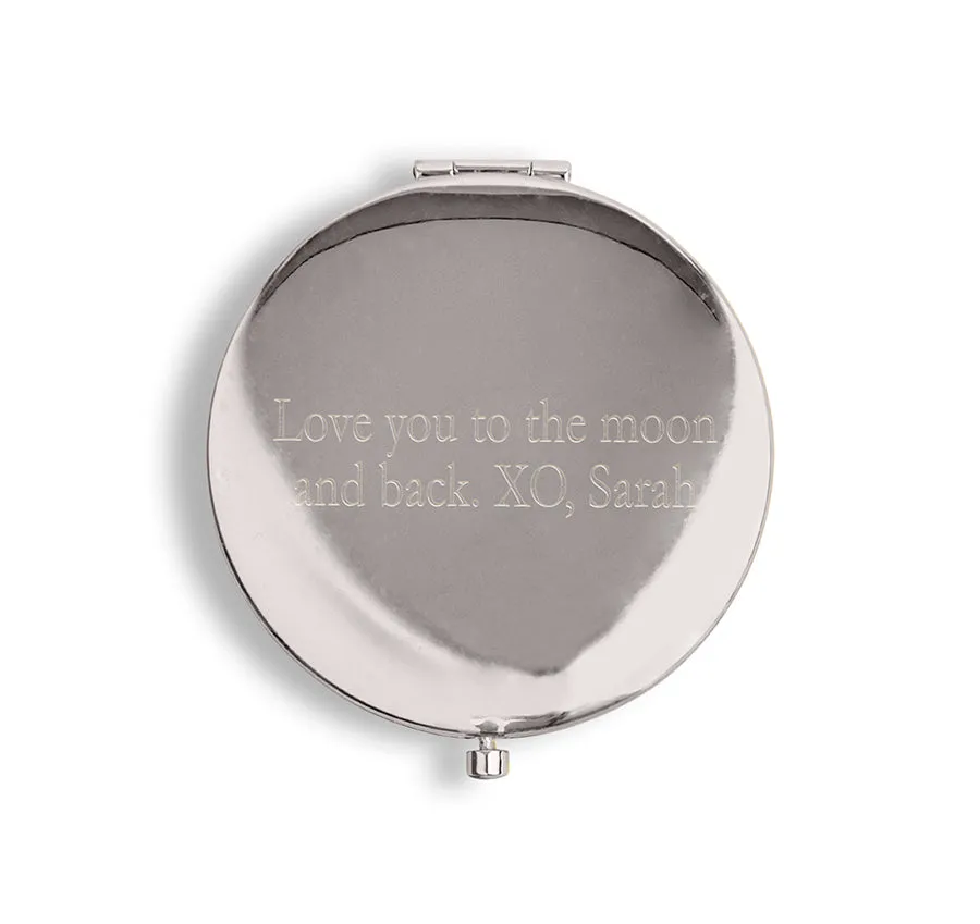 Faux Leather Custom Compact Mirror