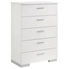Felicity Contemporary Five Drawer Chest