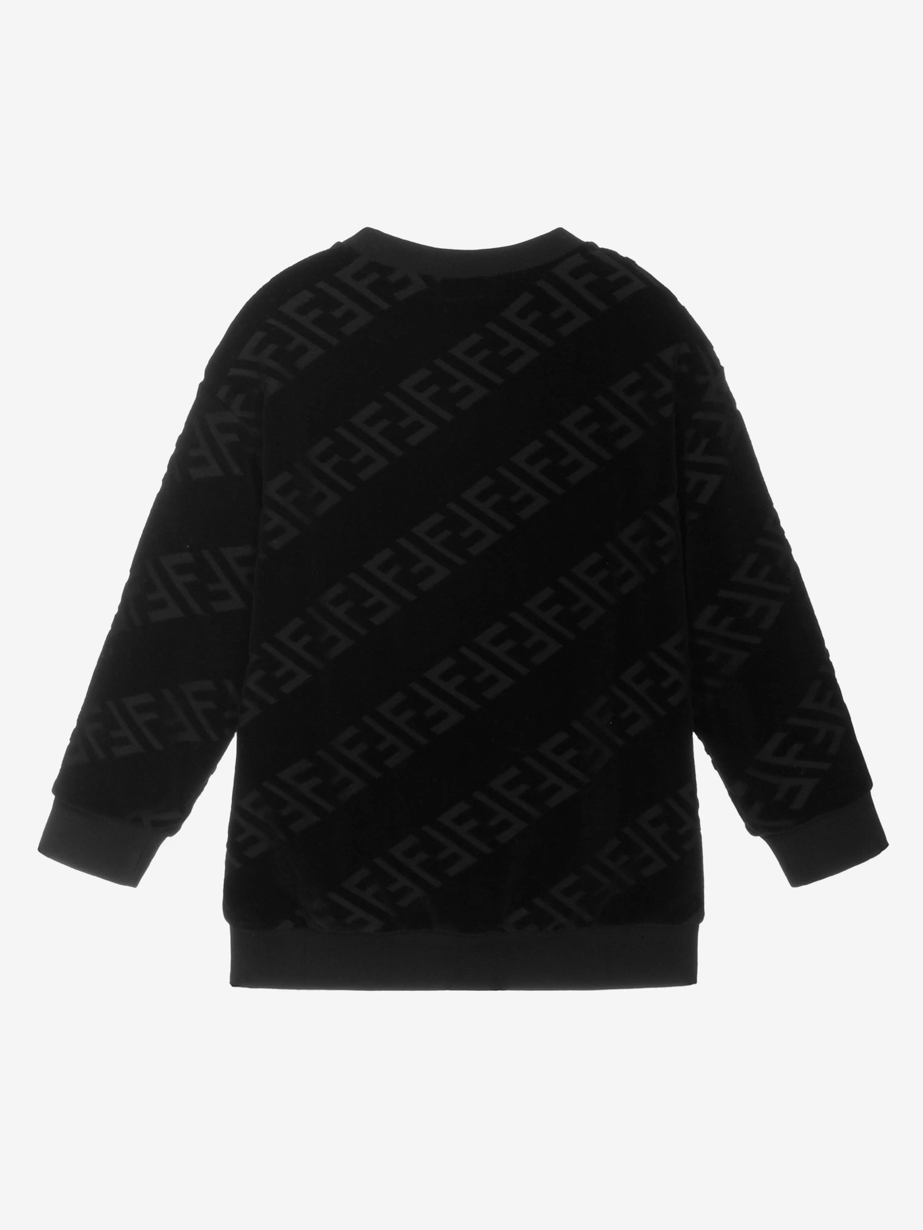 Fendi Boys Cotton FF Logo Sweatshirt