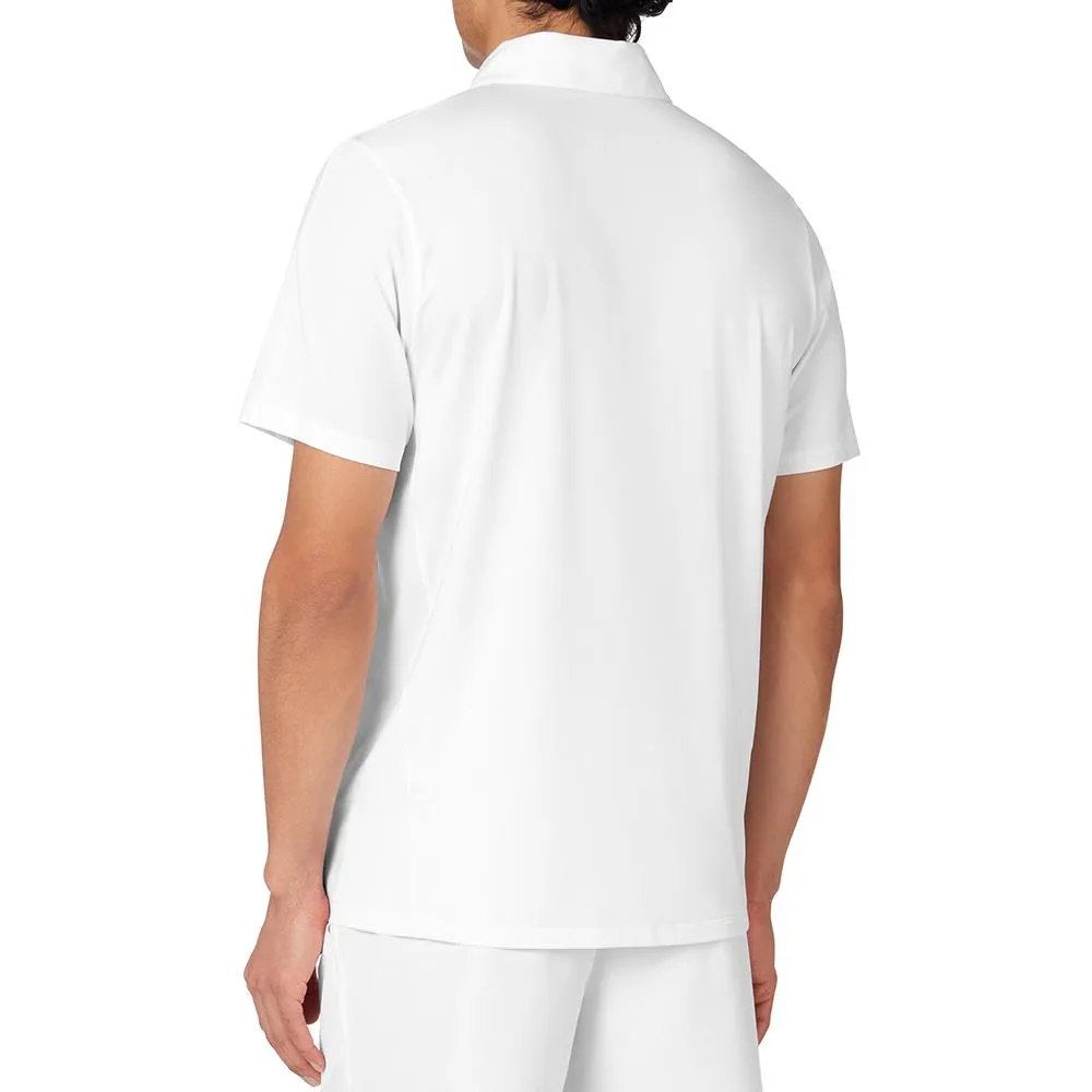 Fila Men's Essentials Zip Polo - White