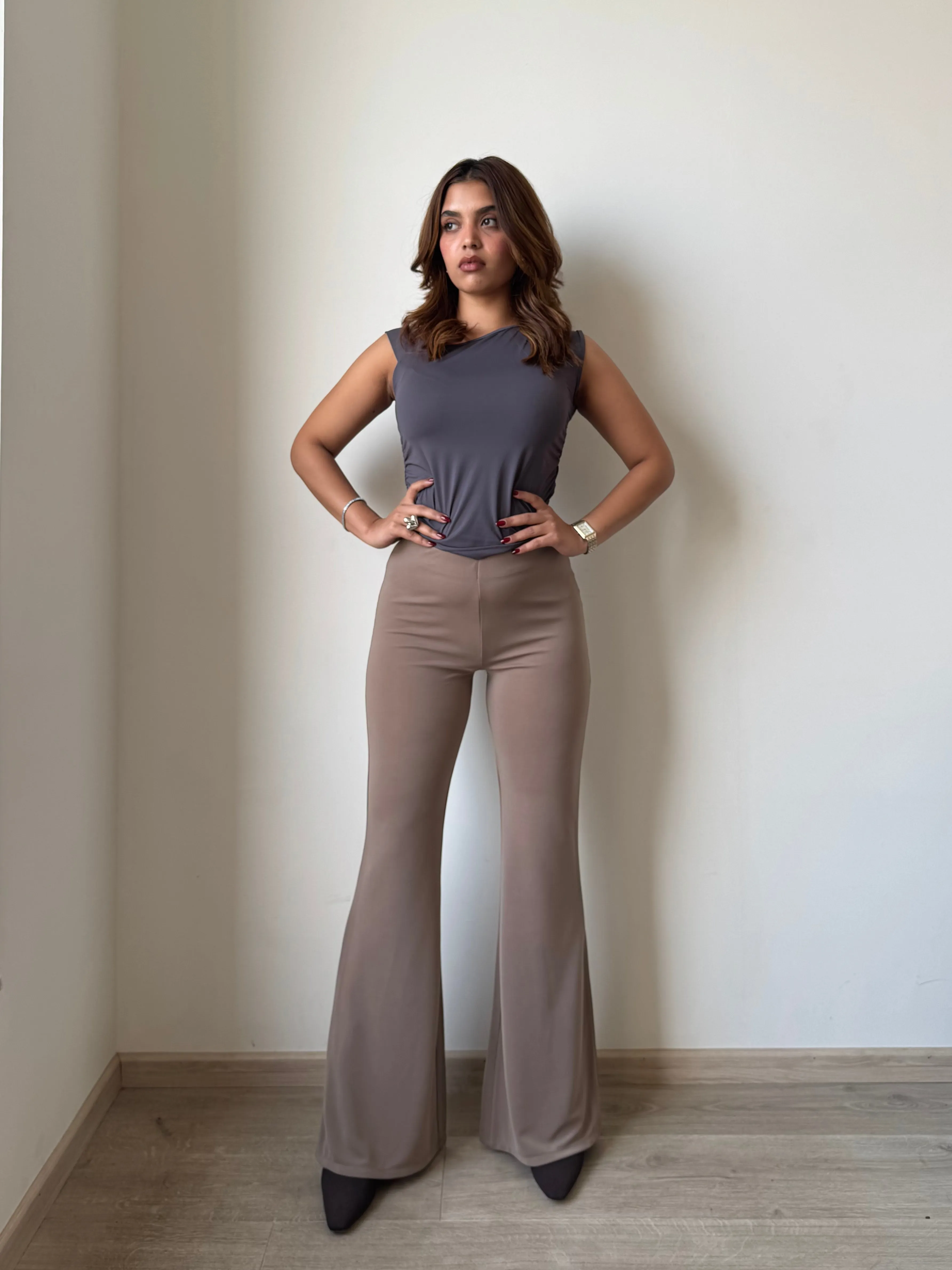 Fit And Flare Seamless Trousers