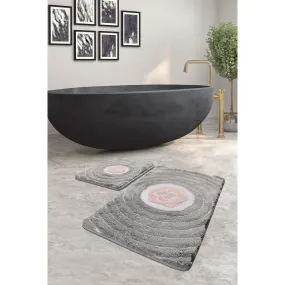 Floria - Anthracite 5  Bath Mat