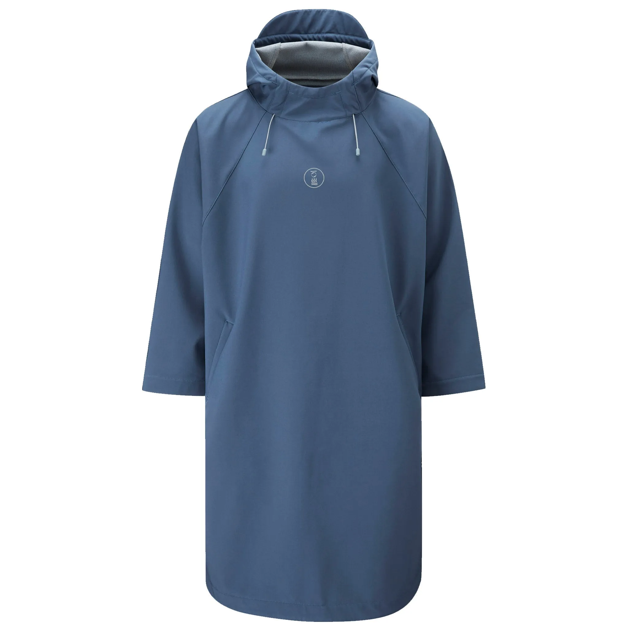 Fourth Element Storm Poncho Changing Robe Slate Blue