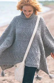 Free Blanket Poncho & Bag Knit Pattern