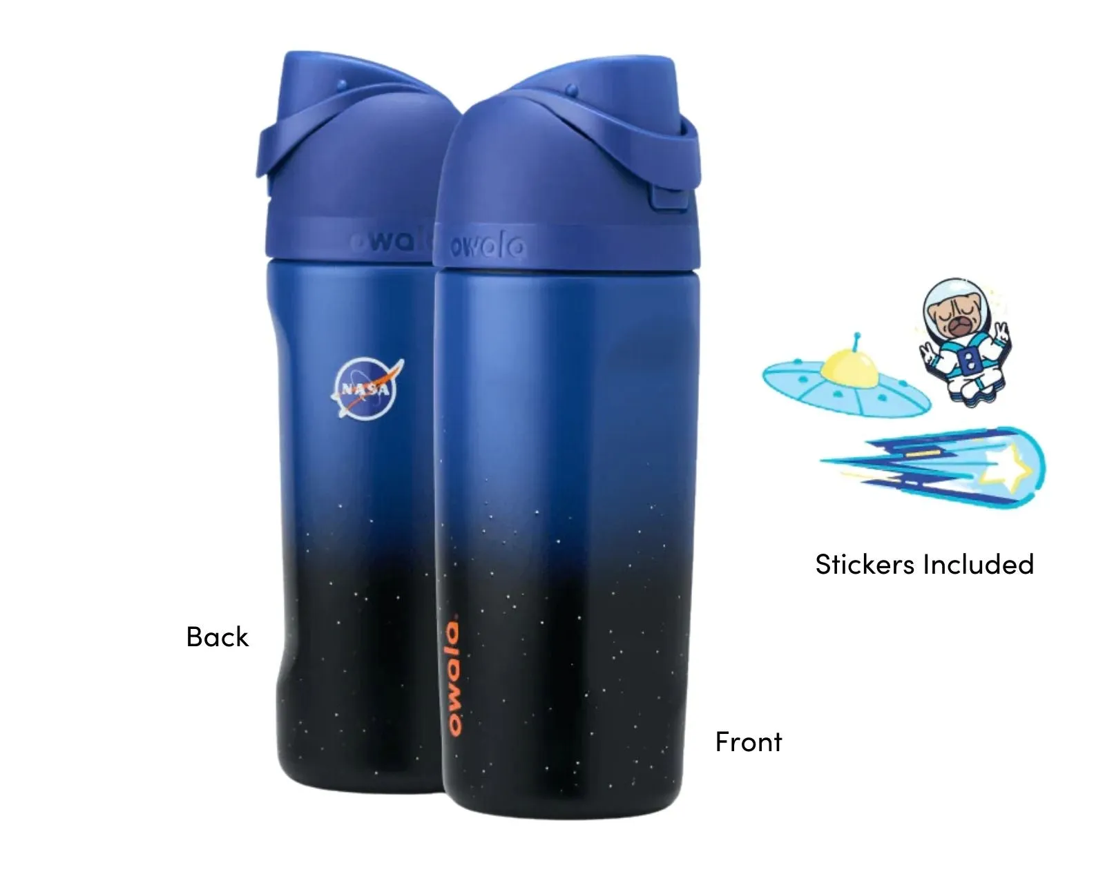 FreeSip Water Bottle & Stickers - 16oz