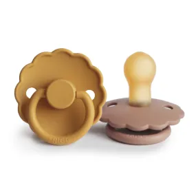 Frigg Daisy Pacifier Honey Gold/Rose Gold Latex Size 2