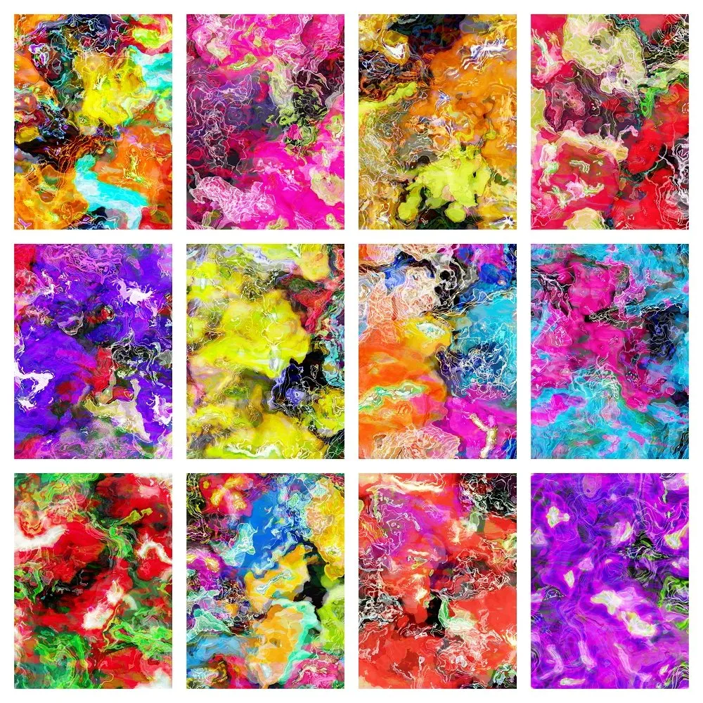 Funky Inks Layer Cake - 12 Pieces