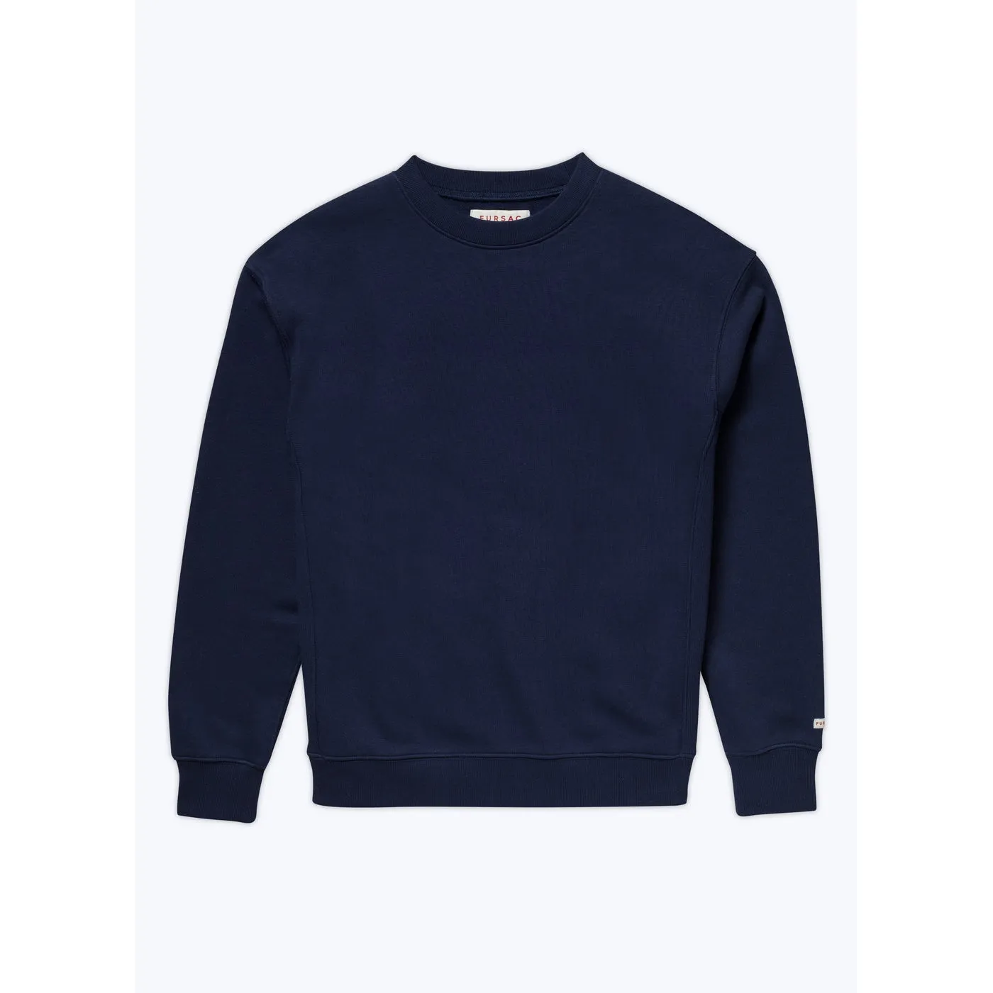 Fursac - Sweatshirt Bleu Marine En Jersey De Coton