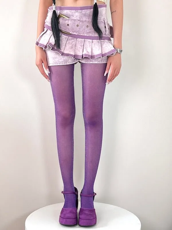 Galaxy pearl shimmer glitter tights