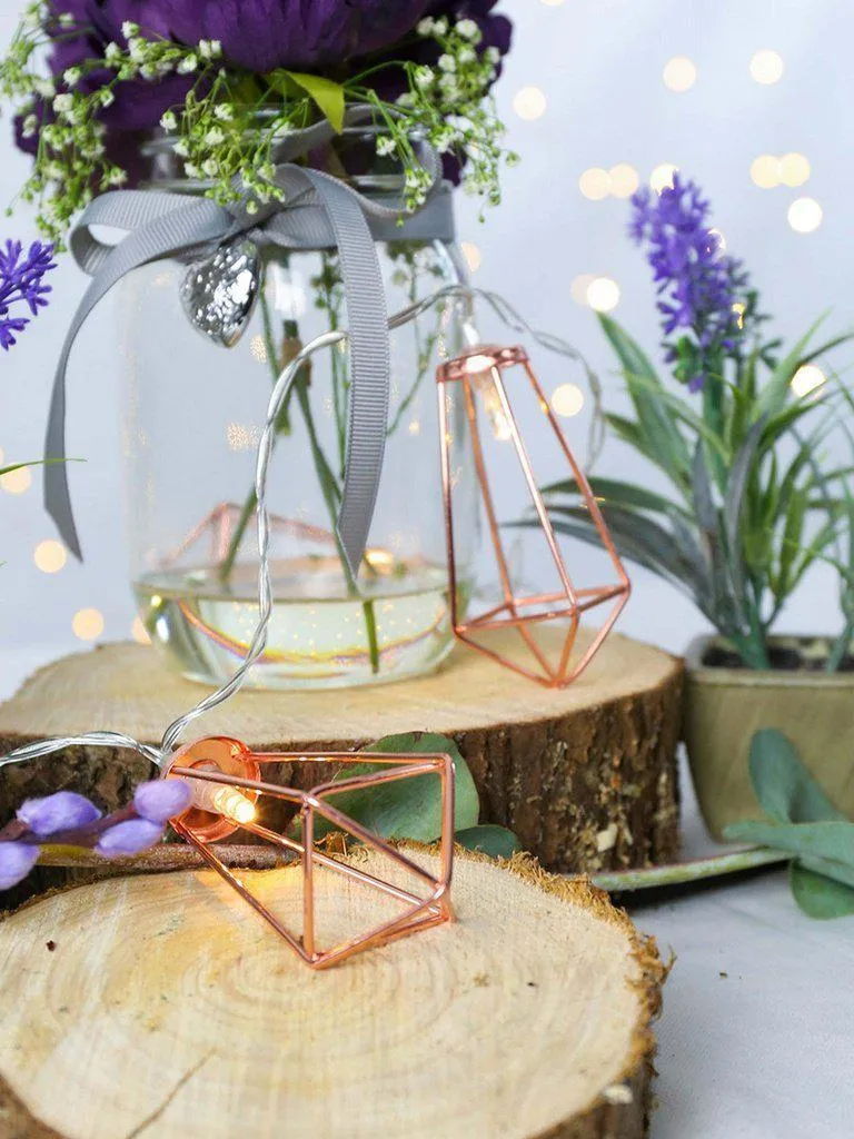 Geometric Lampshade 10pcs String Light