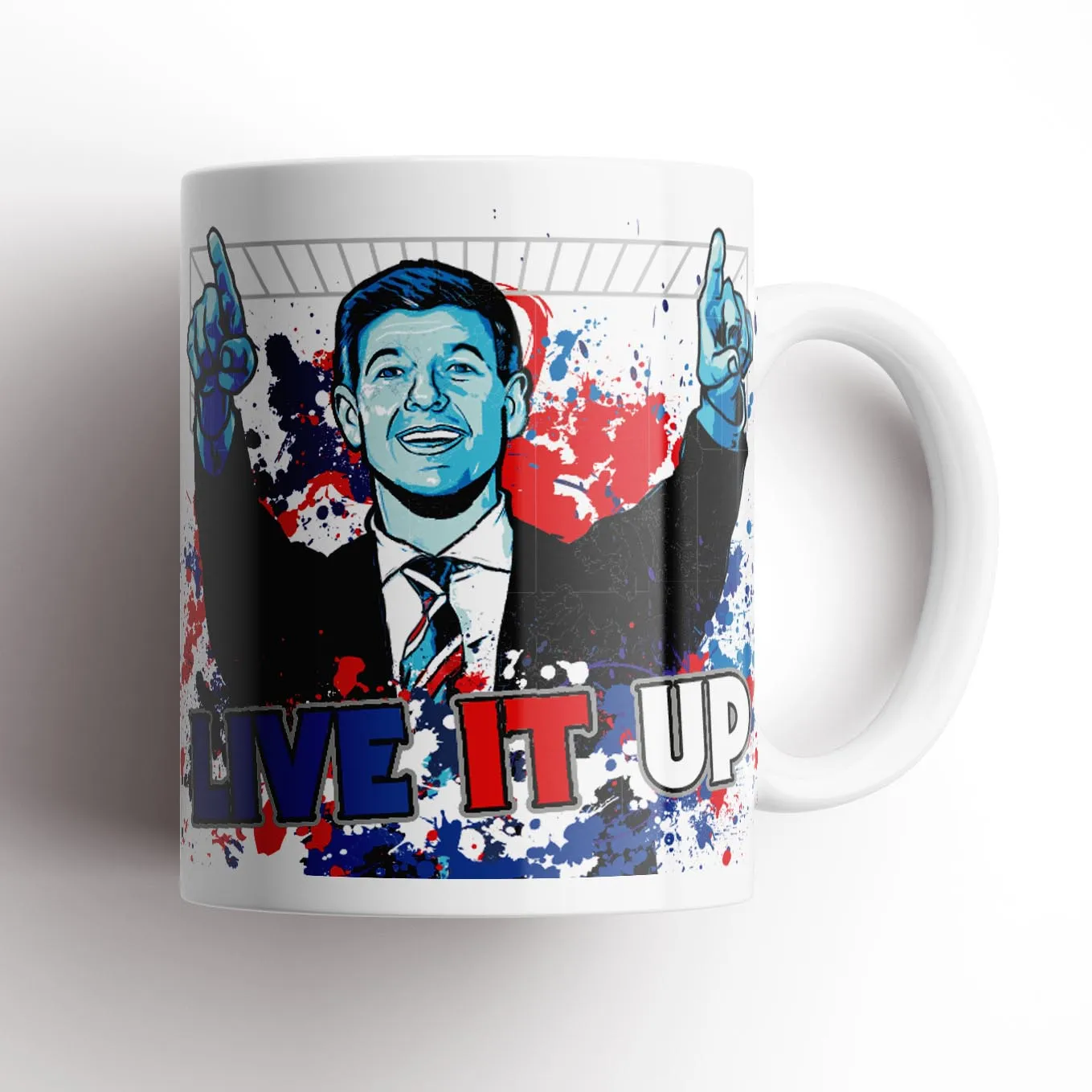 Gerrard Live It Up Rangers Mug