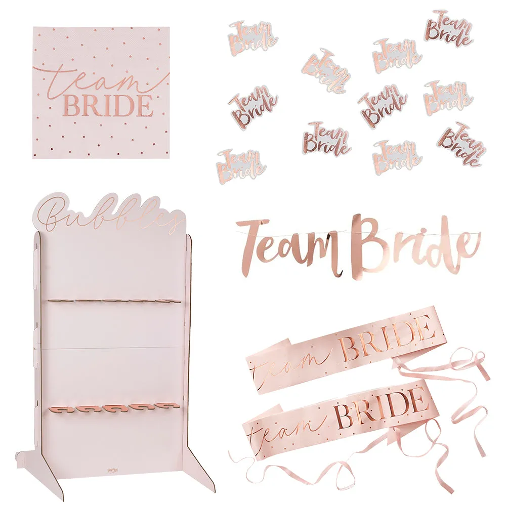 Ginger Ray Rose Gold Hen Party Essentials - 25 Pc - SAVE 5%