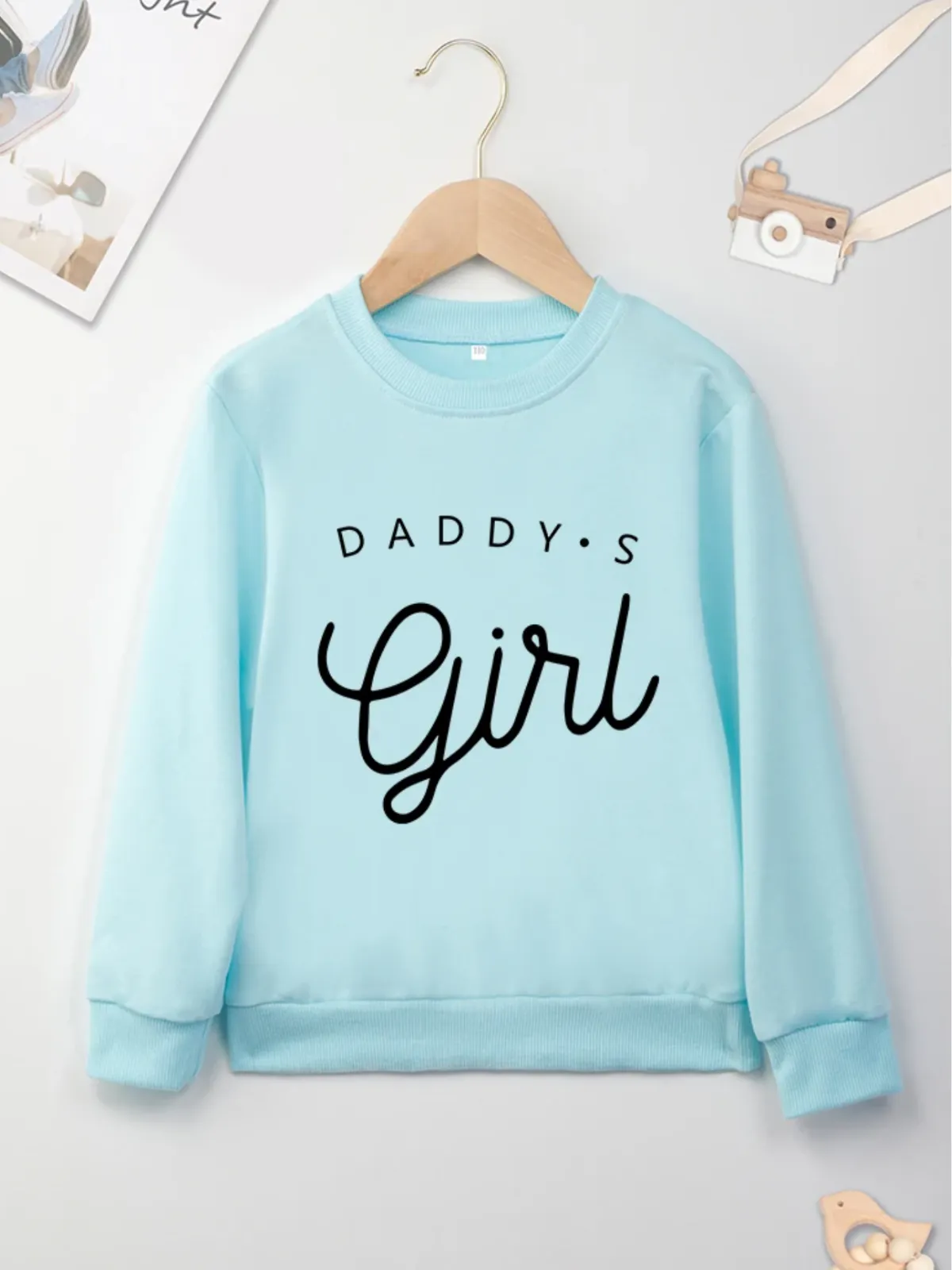 Girl's Adorable 'Daddy's Girl" Long Sleeve Sweatshirt