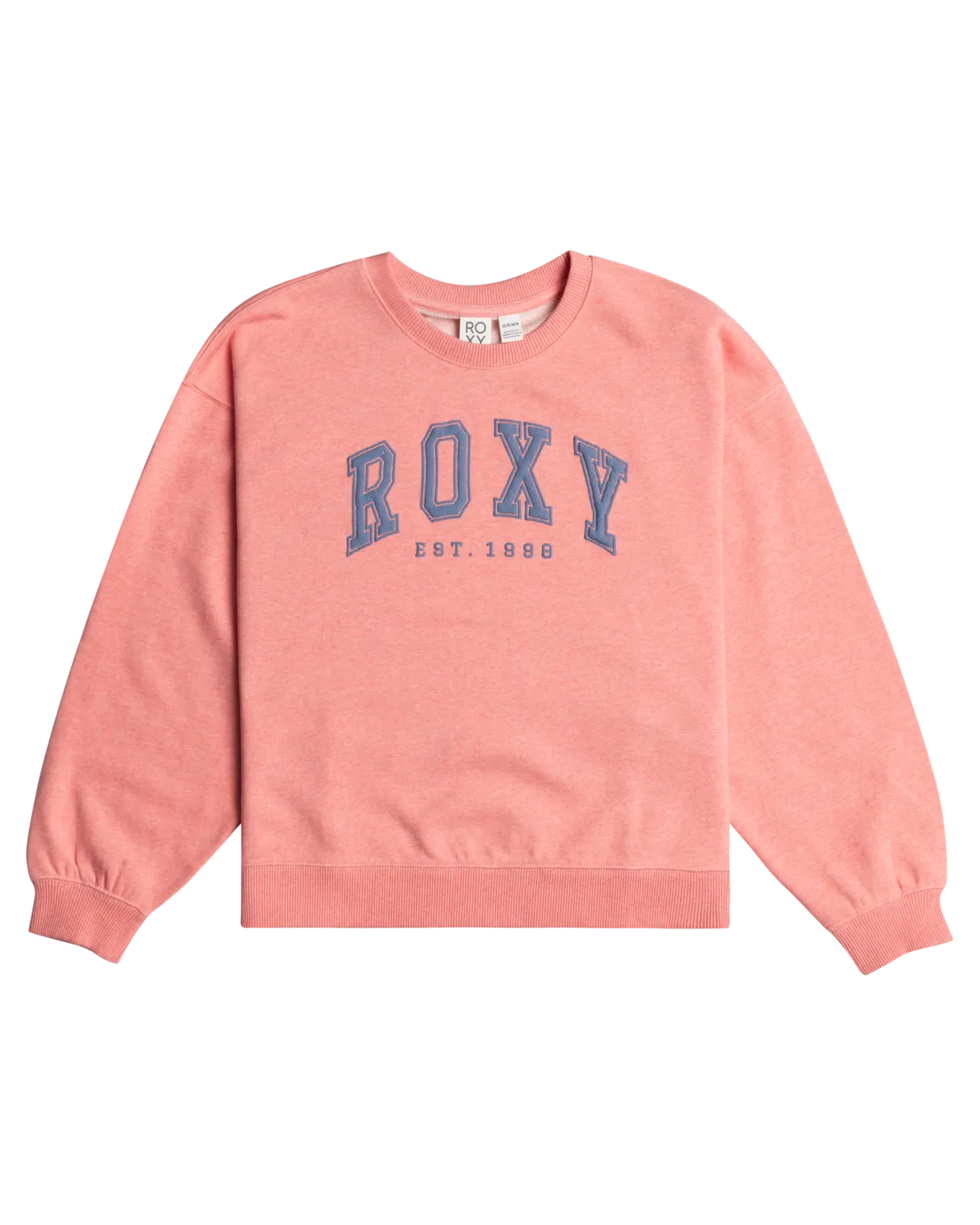 Girls Green and Blues Sweatshirt in Candlelight Peach