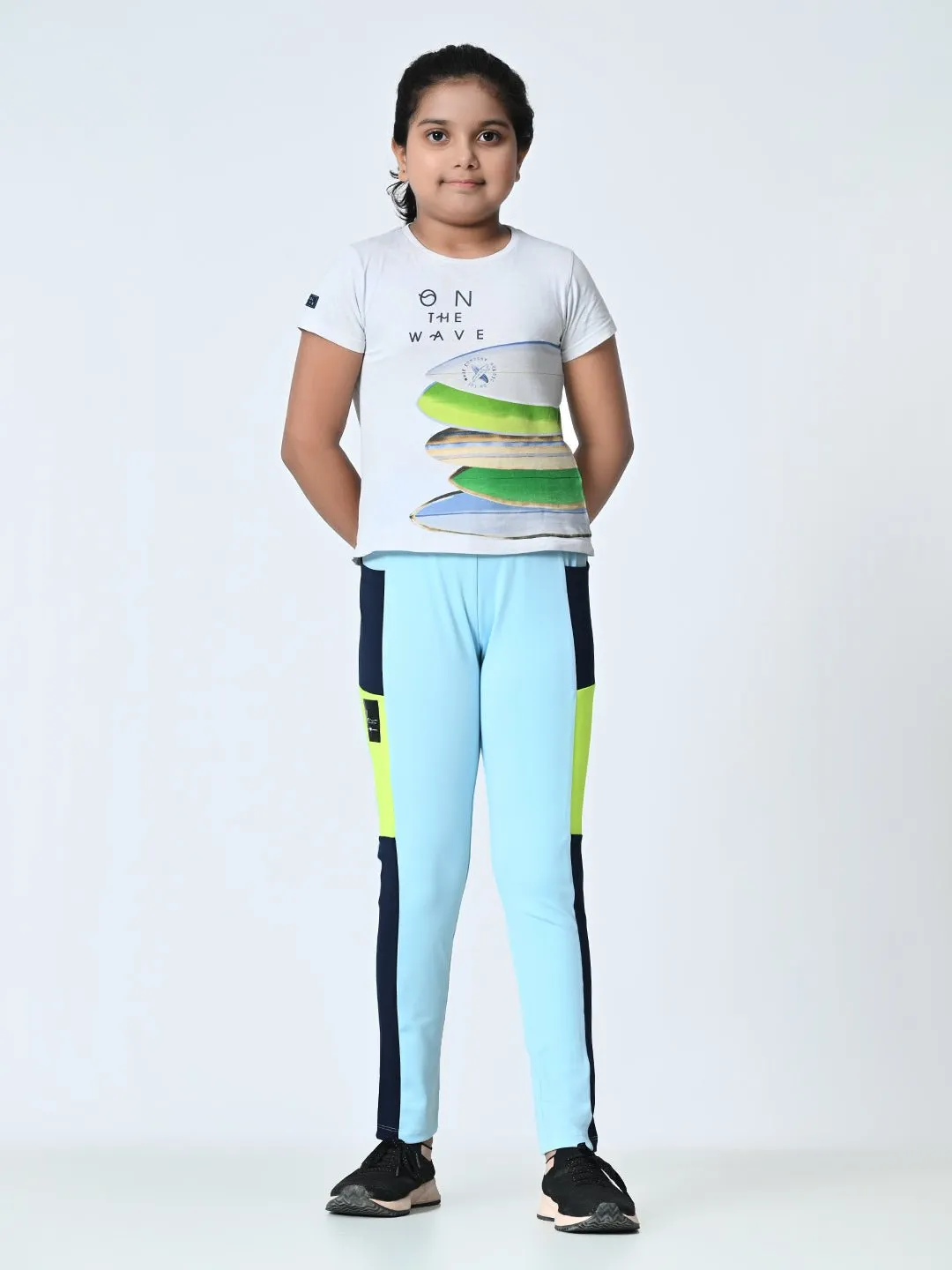 Girls High-Rise Ankle length Tights