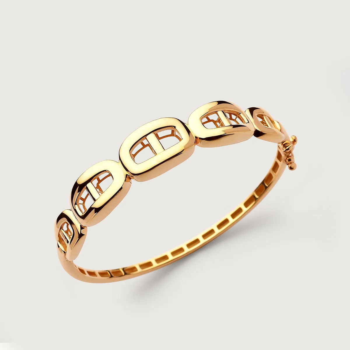 Gold Essentials 9K Gold Hinge Bangle