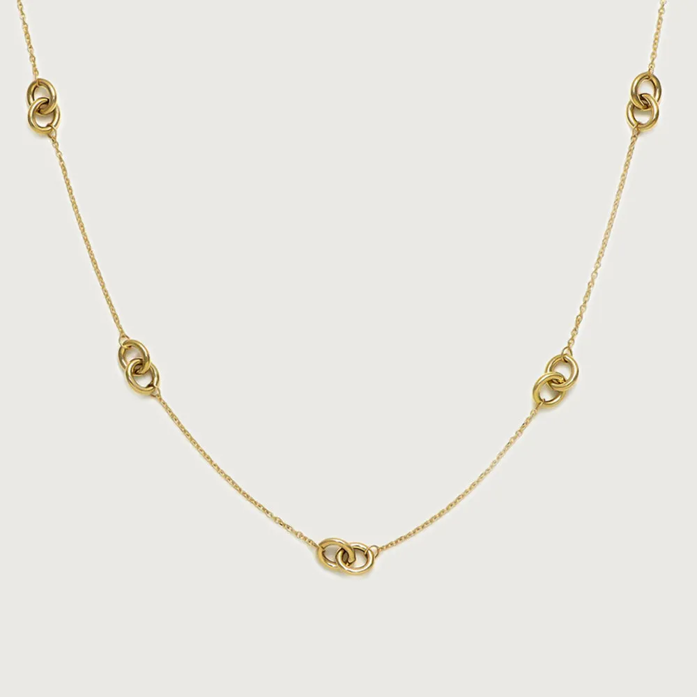 Gold Essentials Love Knot Necklace