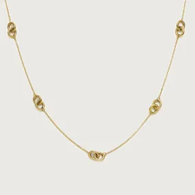 Gold Essentials Love Knot Necklace