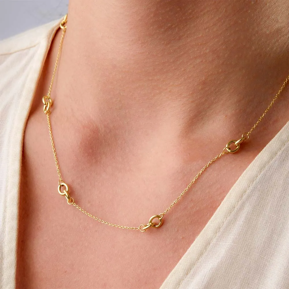 Gold Essentials Love Knot Necklace