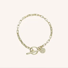 Gold Toggle Bracelet